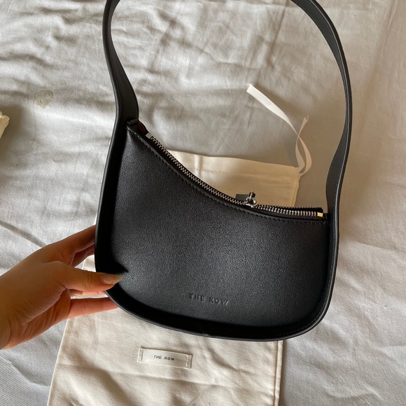 Handbags - The row black moon bag